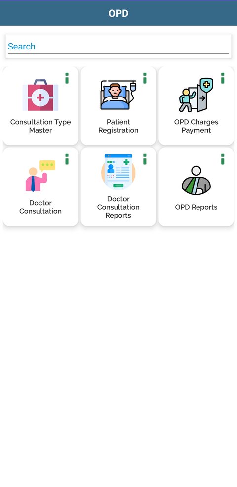 Origami Health app — OPD module