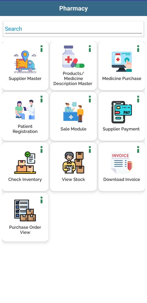 Origami Health app — Pharmacy module