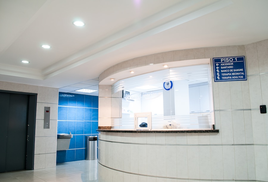 Modern hospital